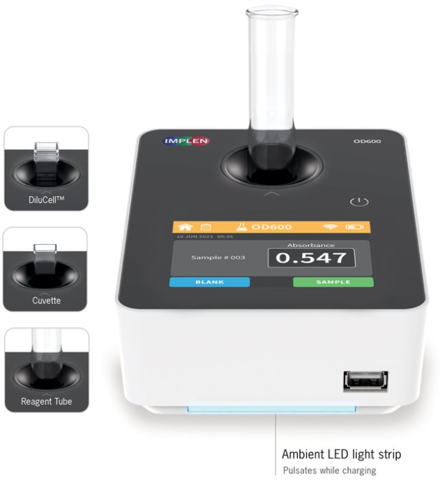 Implen GO OD600 GO DiluPhotometer Easy Determination Of Cell Density